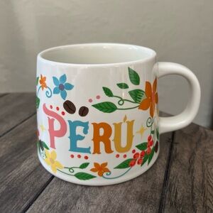 Rare Starbucks Peru Mug 20 Year Anniversary 14oz HTF